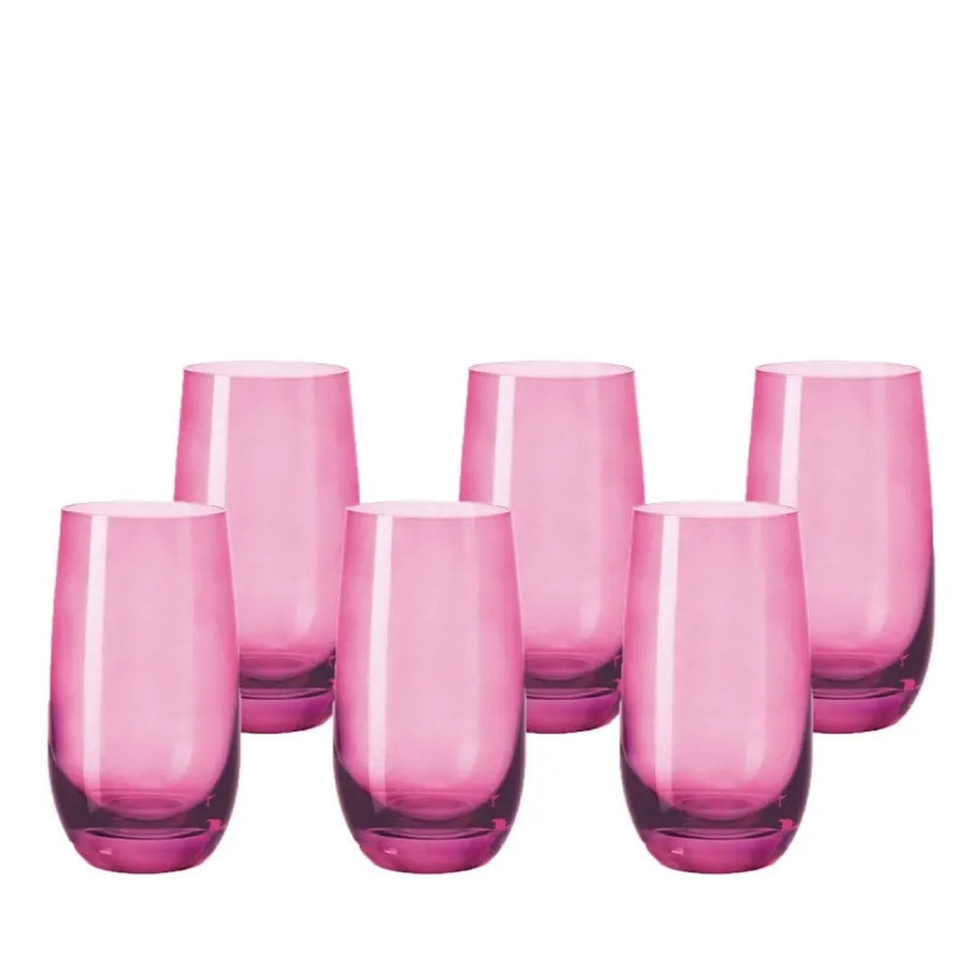 Leonardo Sora amber glass tumbler set