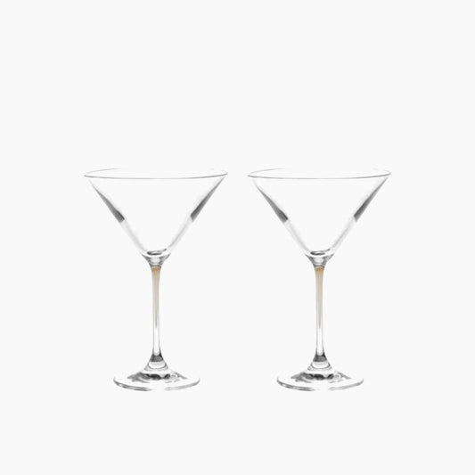 Leonardo La Perla Cocktail Brown Set of 2 Martini Glasses