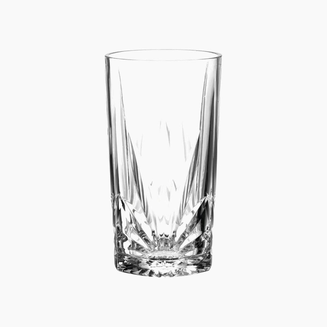 Cappri Tumbler set of 4 transparent plastic tumblers, 530ml capacity
