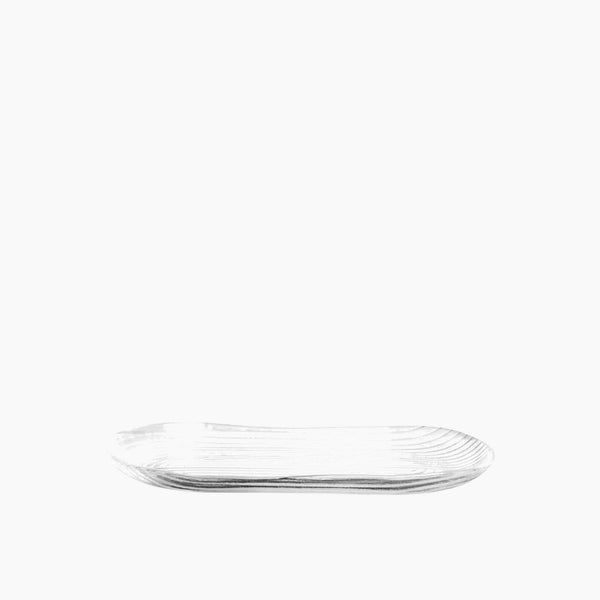 Camminata Plate 35x19cm Transparent