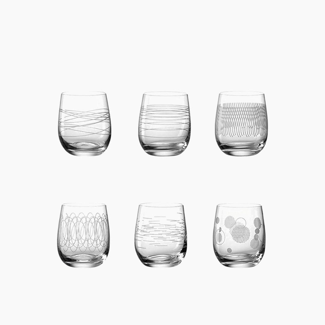 Leonardo Casella 360ml clear glass tumbler set of 6