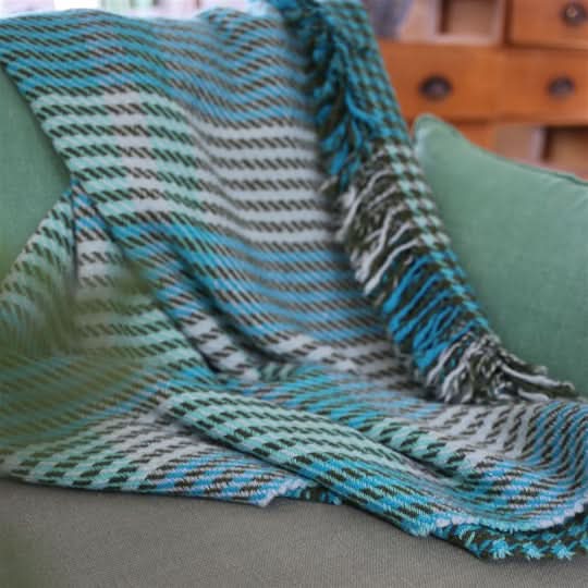 Designers Guild Arklet Emerald Wool Throw