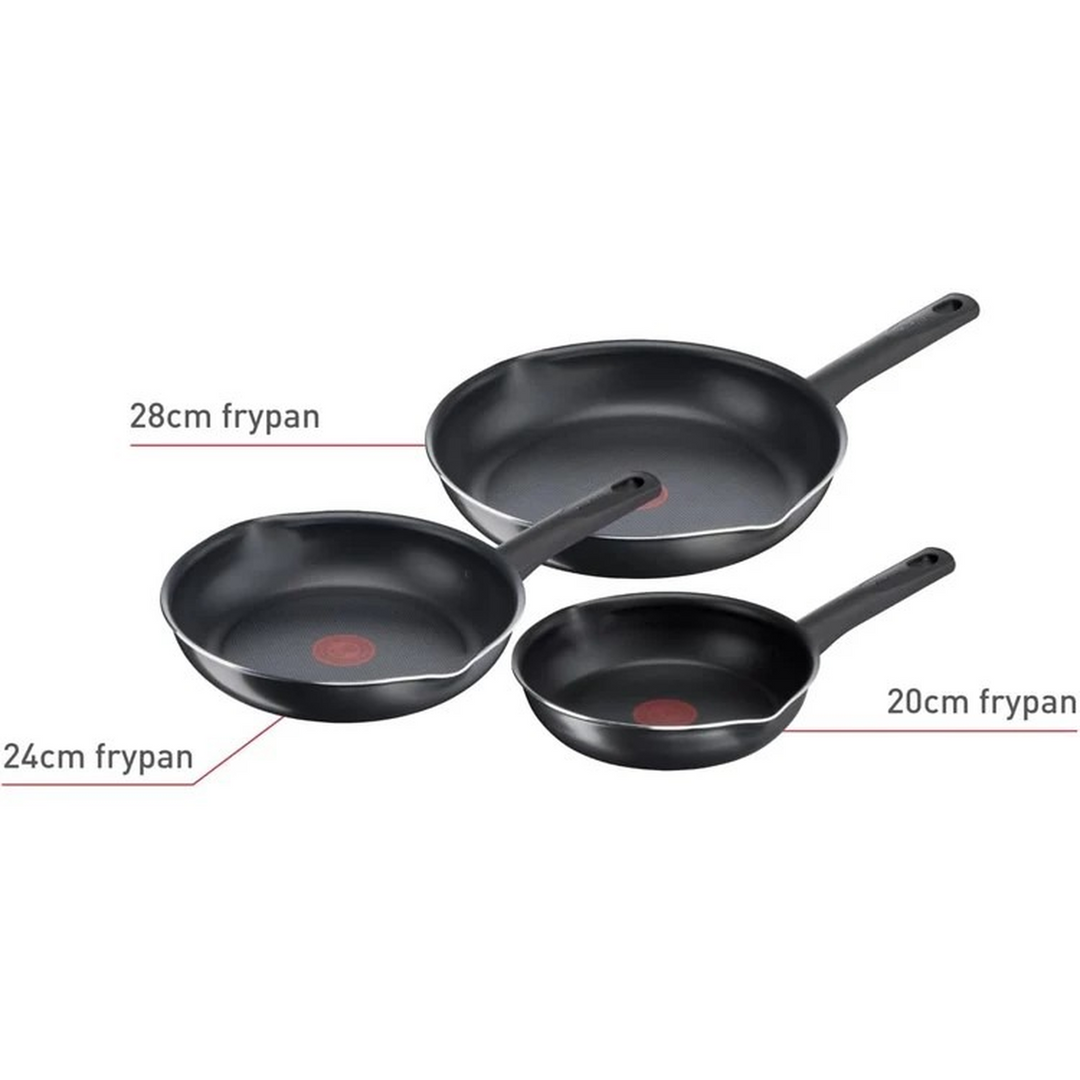 Tefal Day By Dayon Frypan Set 20-24-28