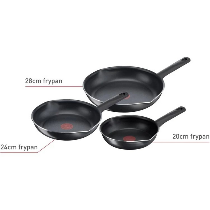 Tefal Day By Dayon Frypan Set 20-24-28
