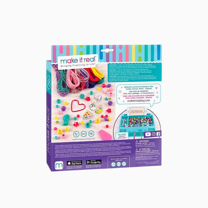 MAKE IT REAL Good Vibes DIY bracelet kit with 54 assorted pieces