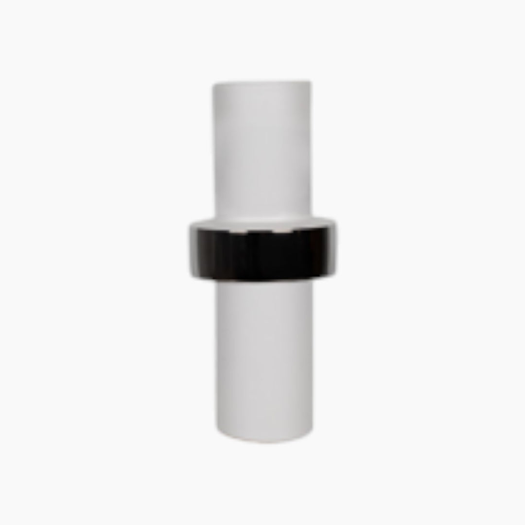 White porcelain vase