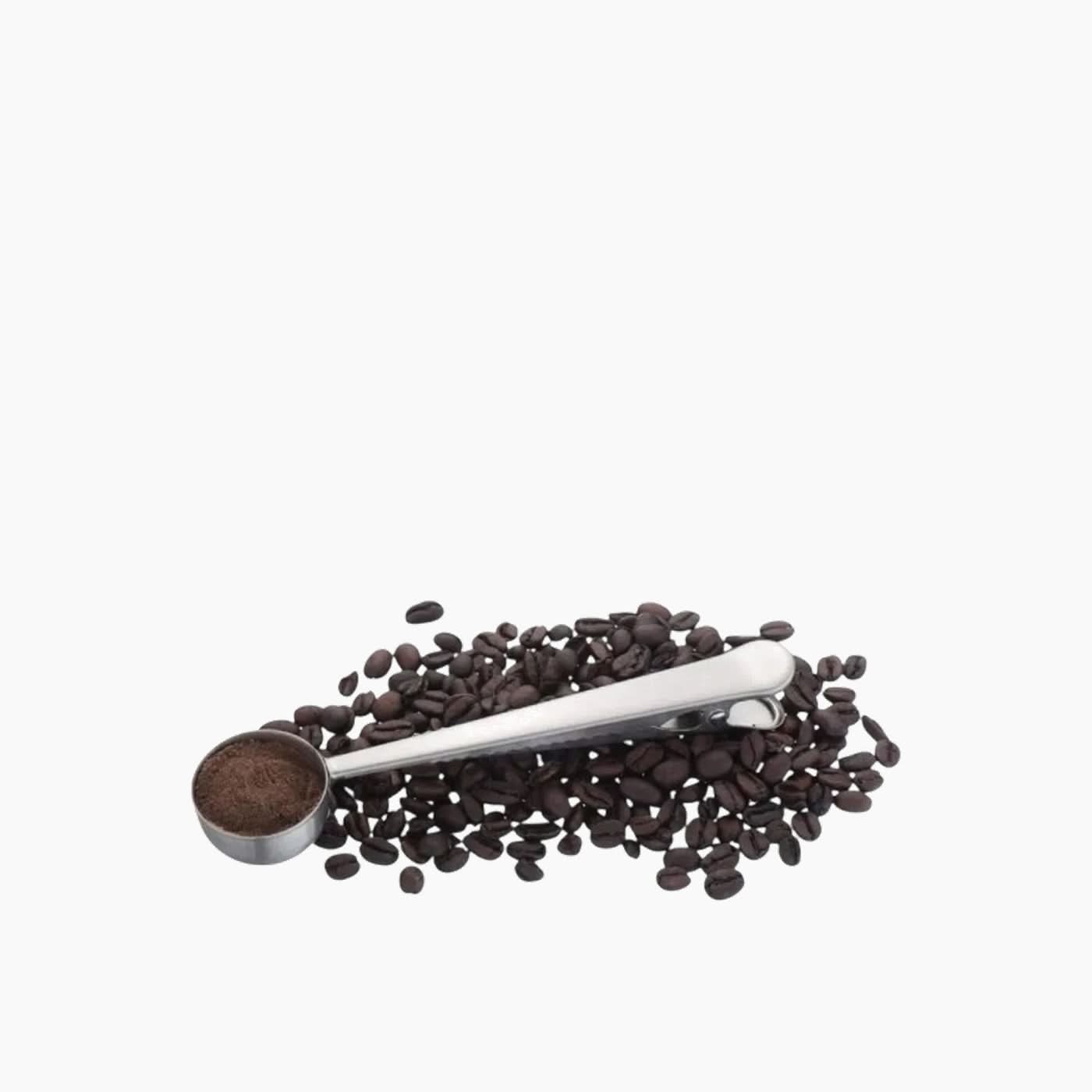 Kitchencraft Coffee Measure and Bag Clip Kitchencraft Coffee Measure and Bag Clip