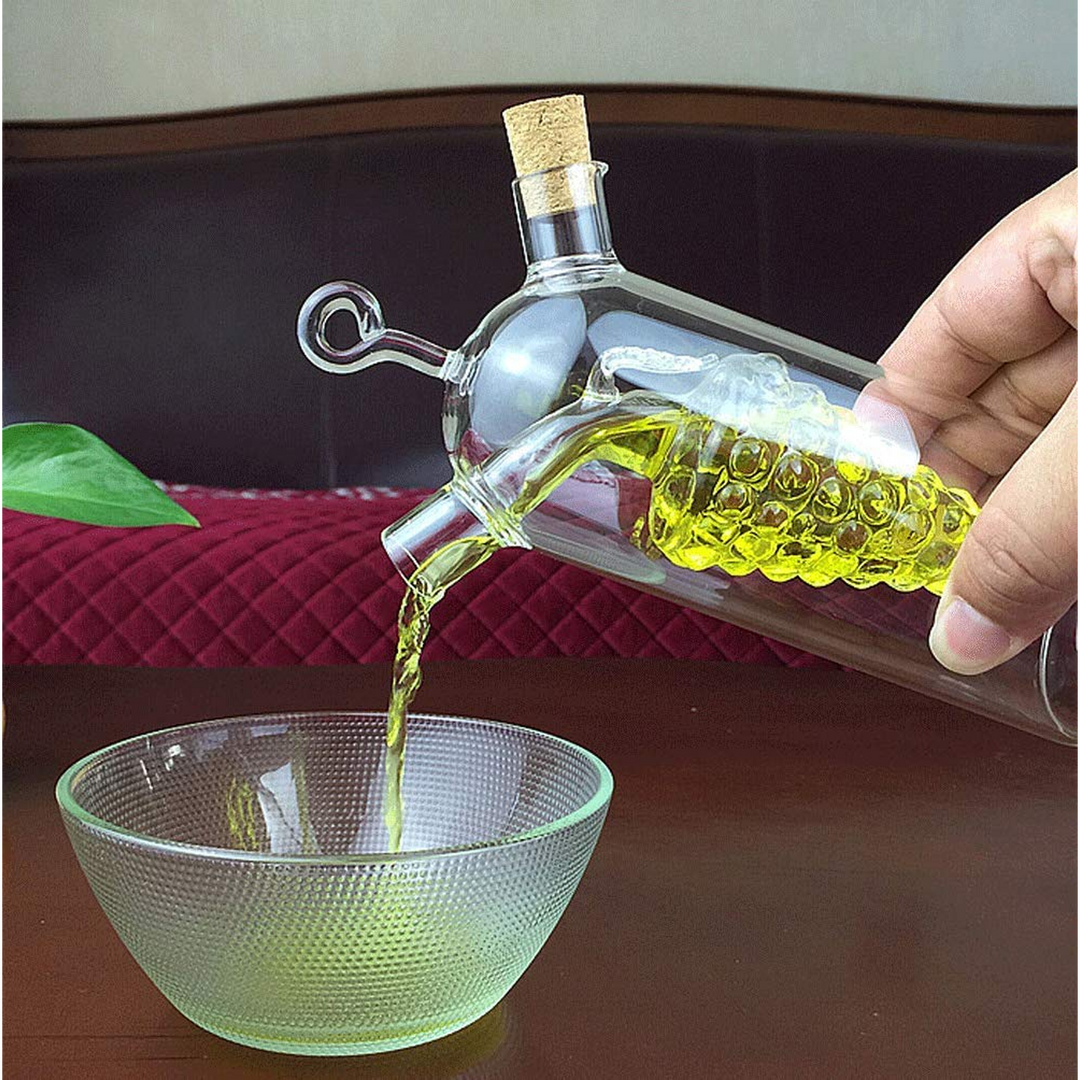 Kitchencraft Transparent 2 In 1 Cruet Bottle