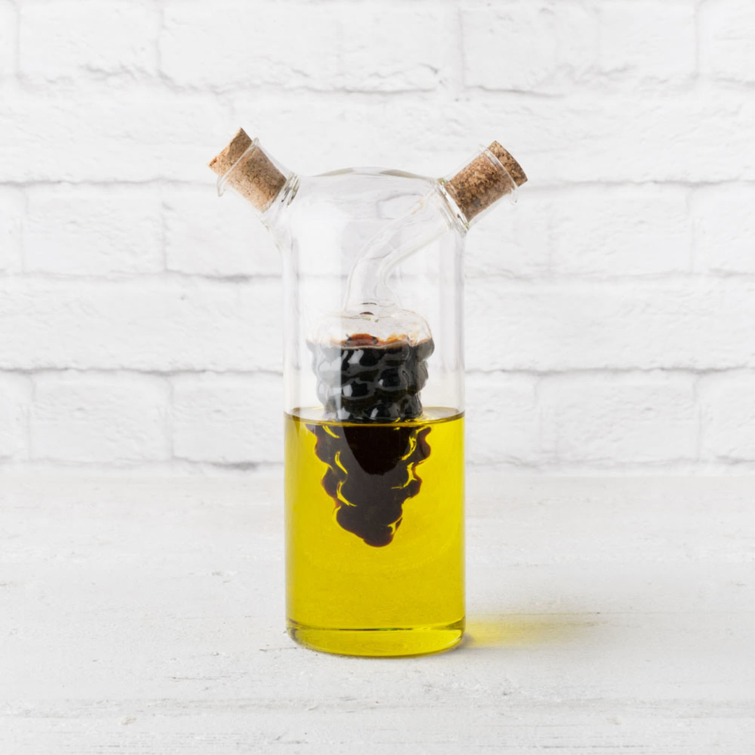 Kitchencraft Transparent 2 In 1 Cruet Bottle