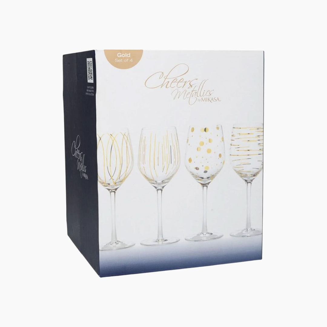 Kitchencraft Mikasa Cheers Wine Glasses