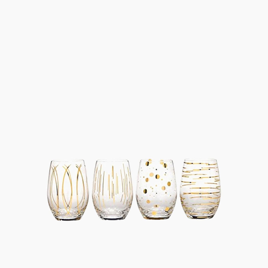 Kitchencraft Mikasa Cheers Stemless Wine Glasses