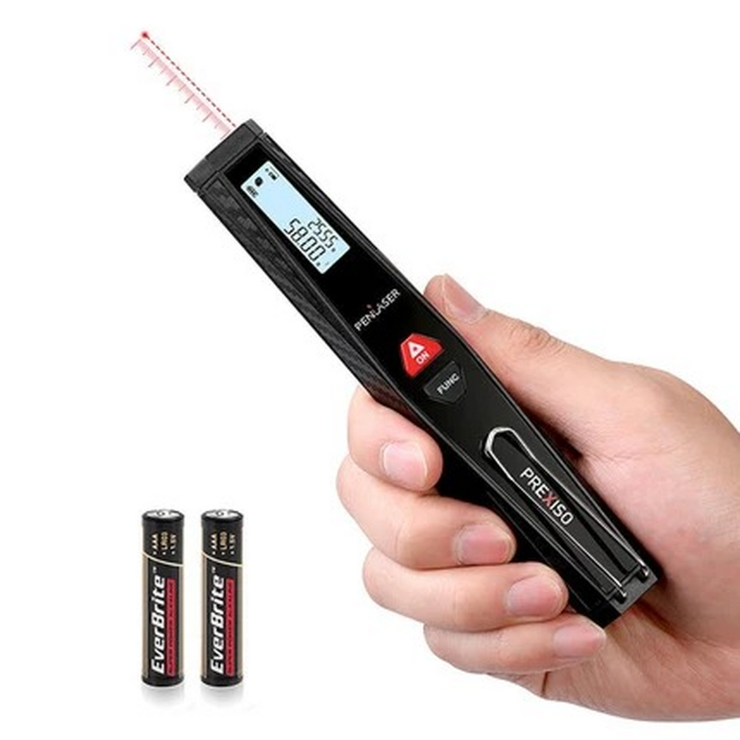 Prexiso 135Ft/40M Penlaser Distance Measure With Clip