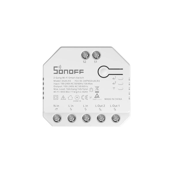 DualR3 Dual Relay WiFi Smart Switch 16A
