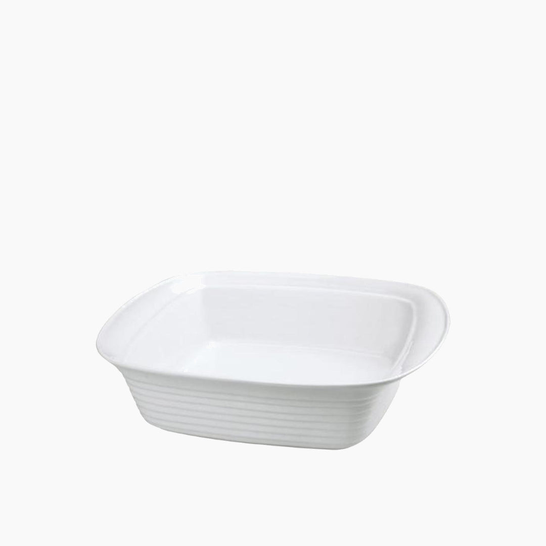 Kuchenprofi Rectangular Oven Dish in white, 33x25cm