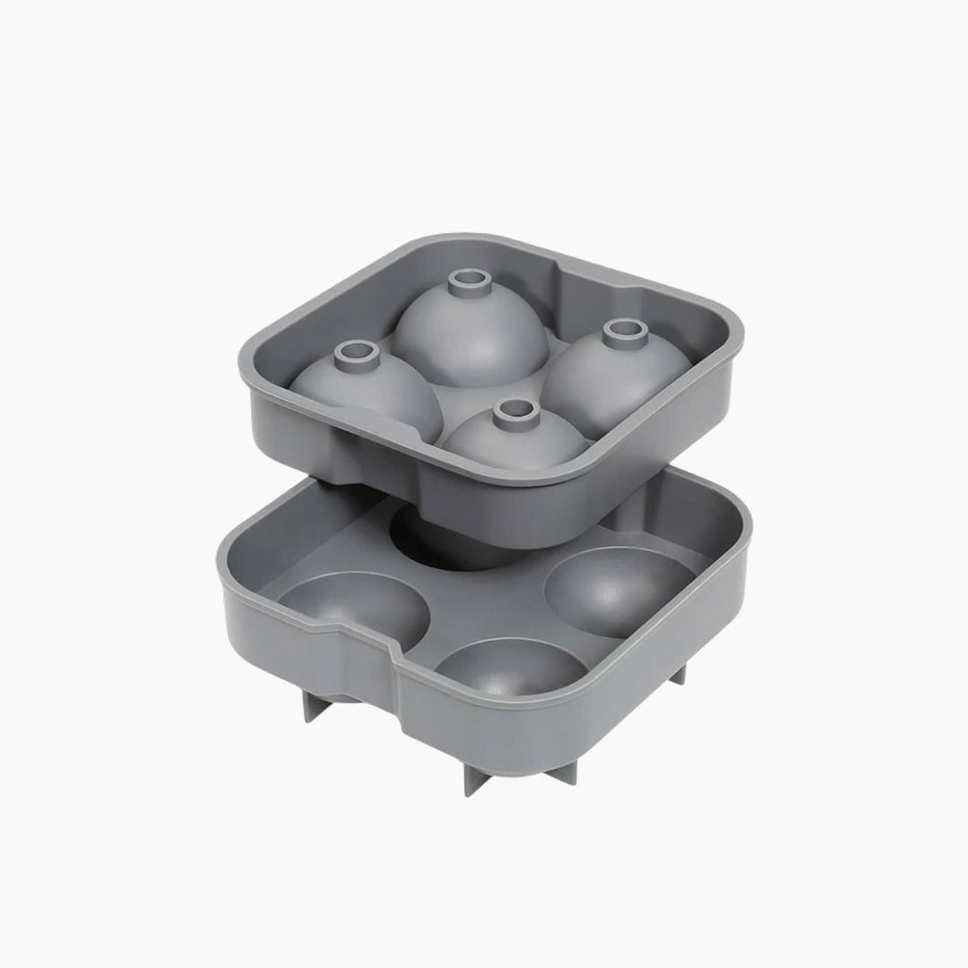 Kuchenprofi Silver Quattro Ice Ball Mould Ice Mould