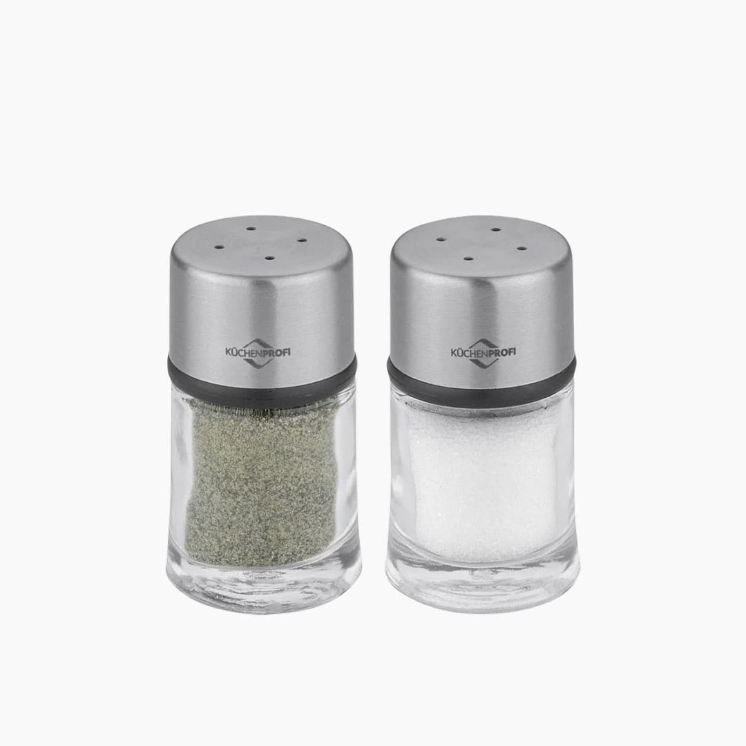 Kuchenprofi Transparent Pepper Shaker / Salt Shaker Set