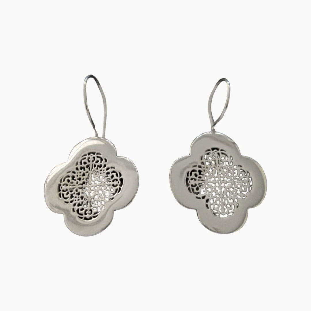 Nadia Dajani Clover Earrings