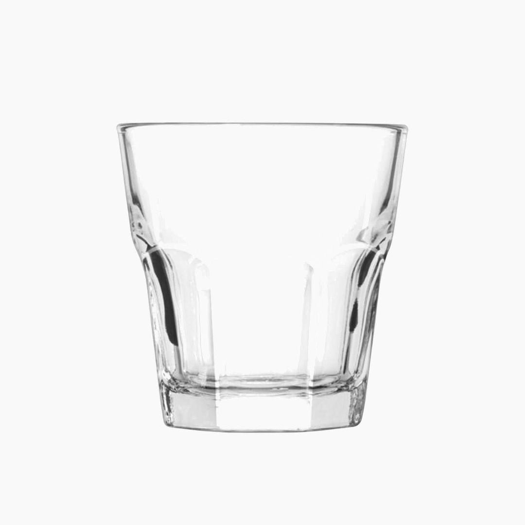 Libbey Gibraltar Short 266ml glasses with twist pattern