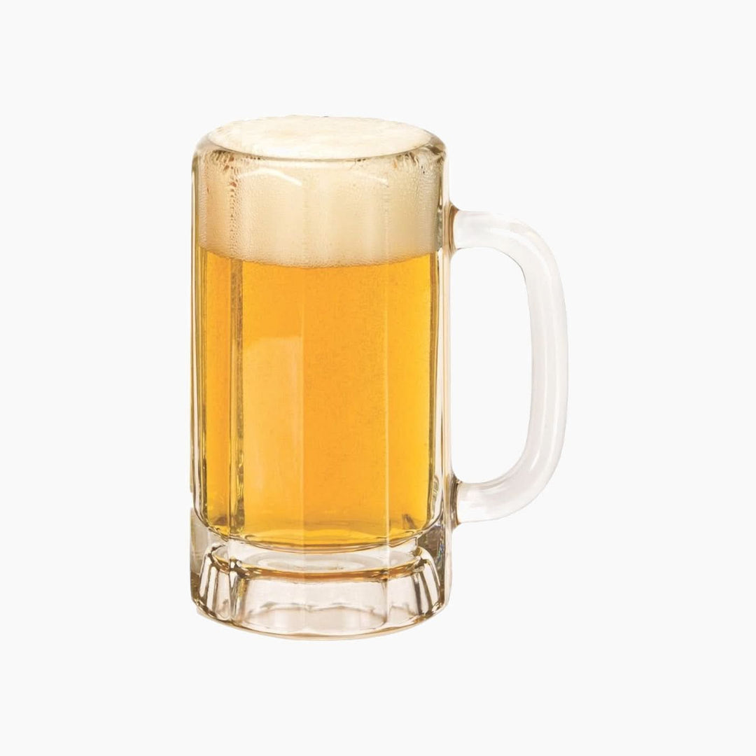 Libbey transparent paneled 16oz mug set of 6