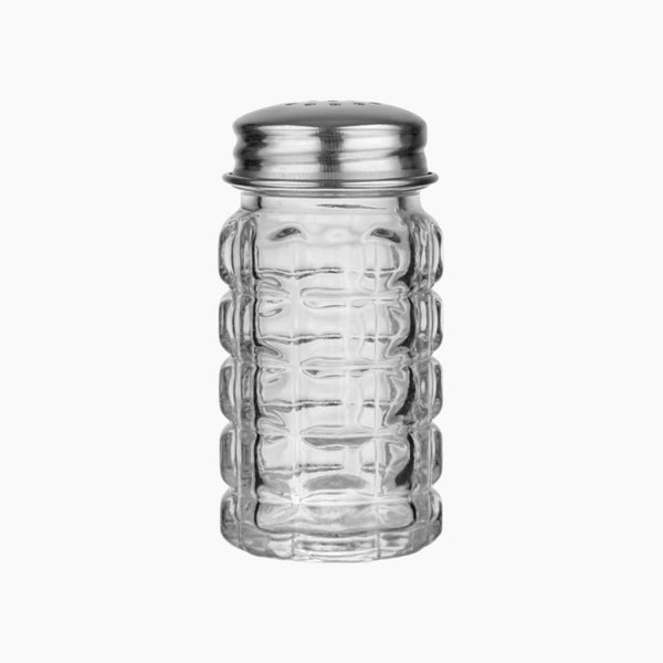 Transparent Glass Salt and Pepper Shakers 2oz 60ml