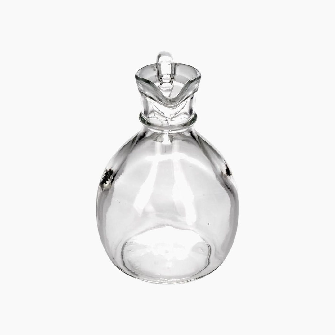 Libbey 177ml clear glass oil and vinegar bottle with glass stopper