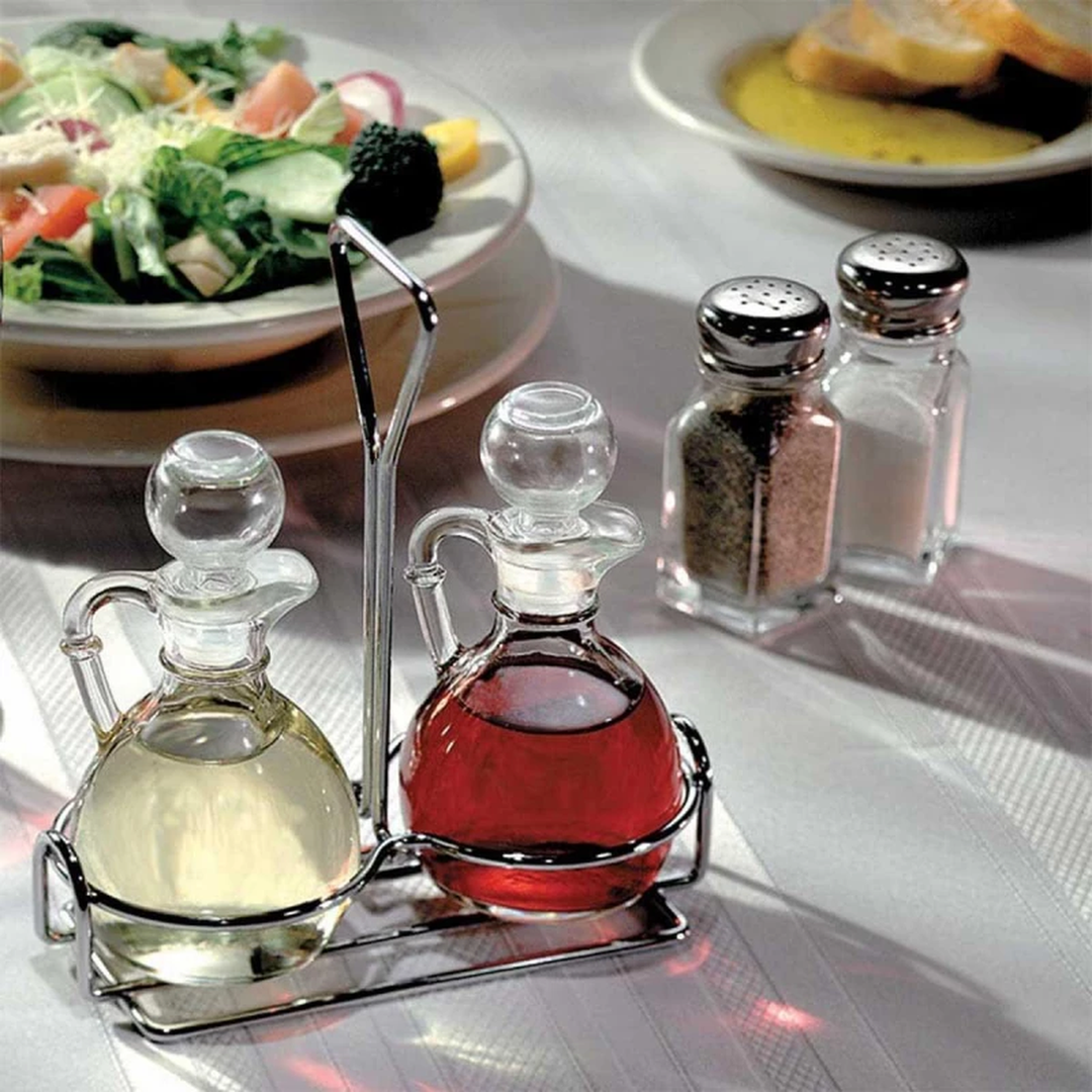 Libbey Transparent 2 Cruet Set