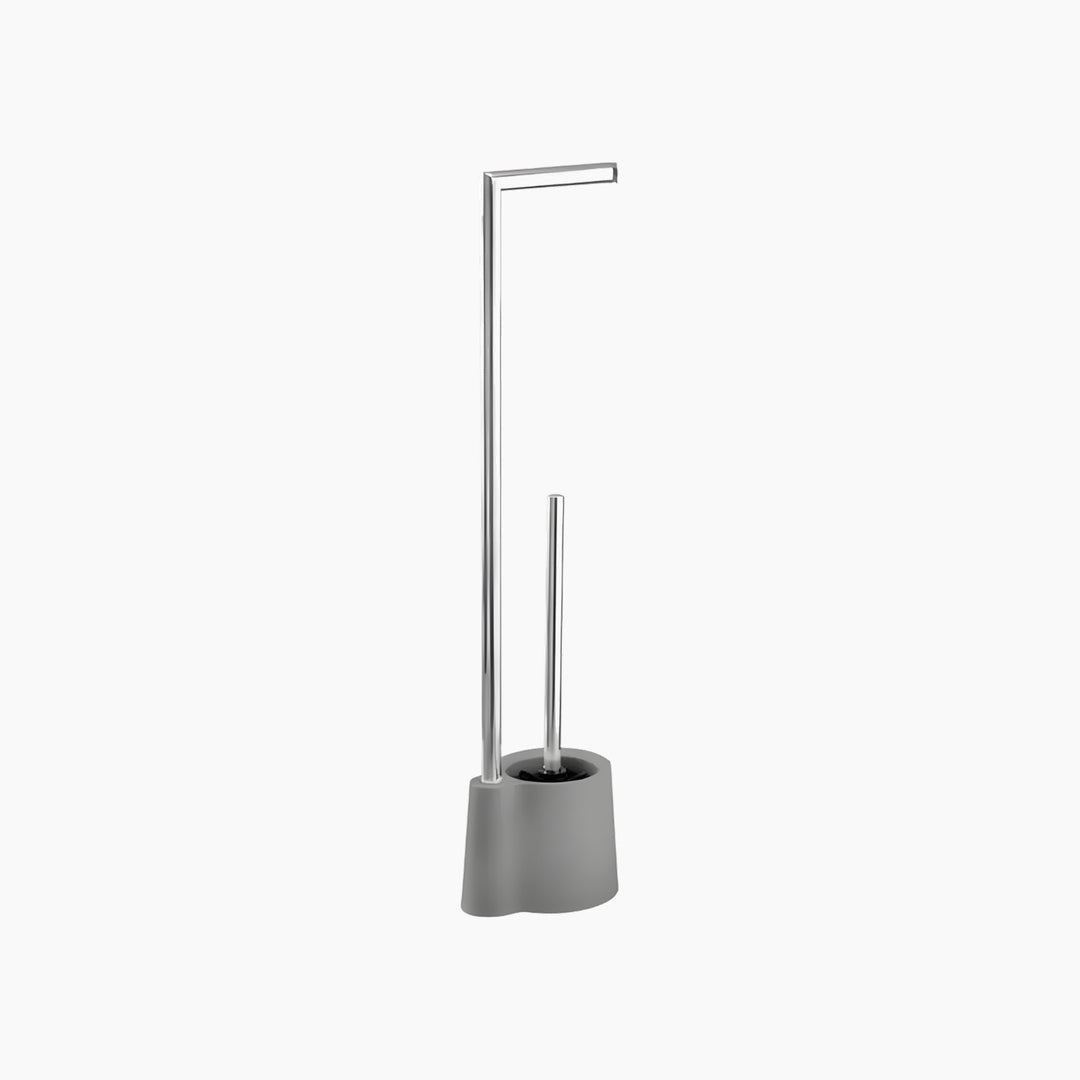 Wenko Avola rustproof toilet set in grey