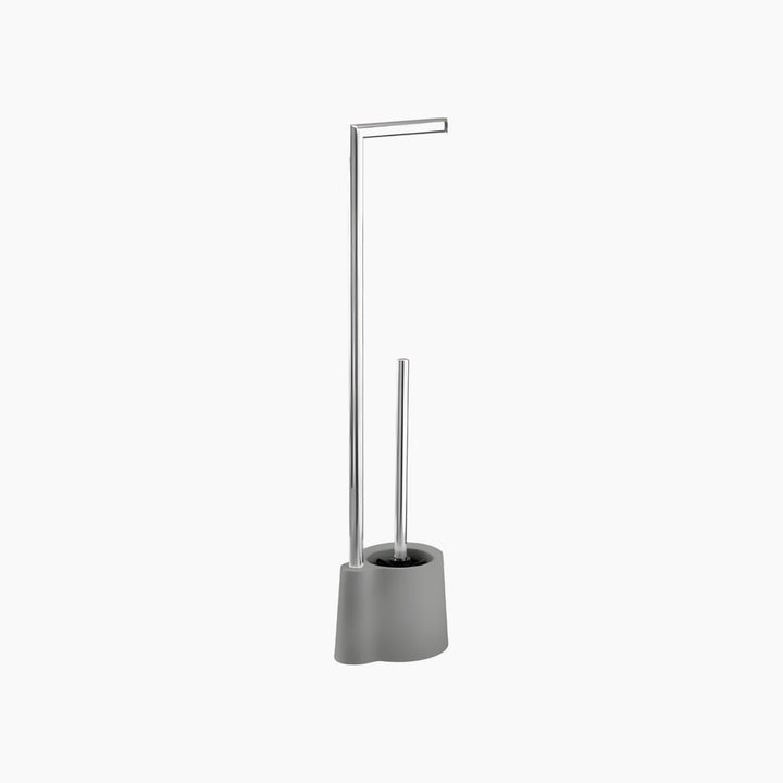 Wenko Avola rustproof toilet set in grey