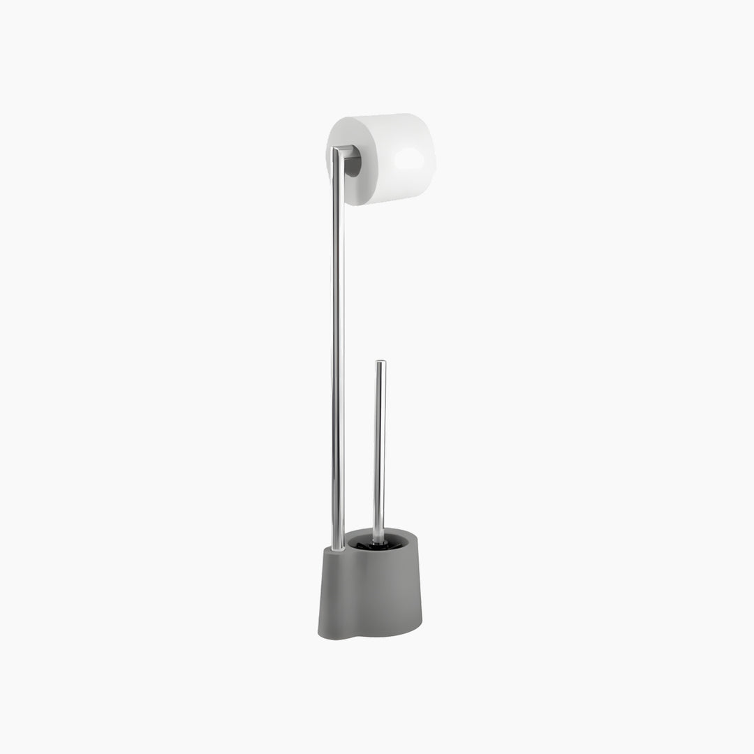 Wenko Avola rustproof toilet set in grey