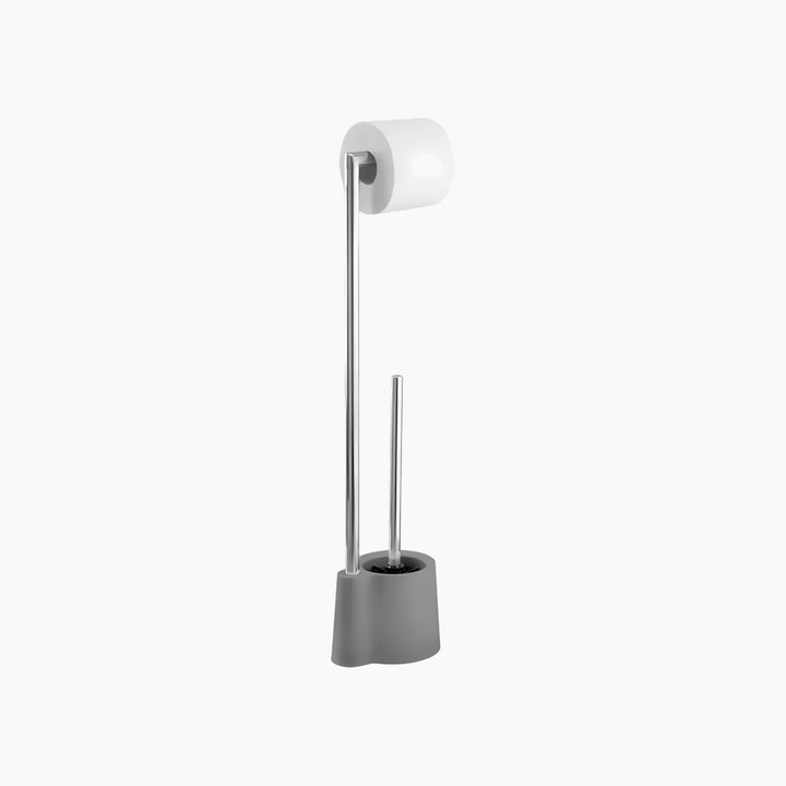 Wenko Avola rustproof toilet set in grey