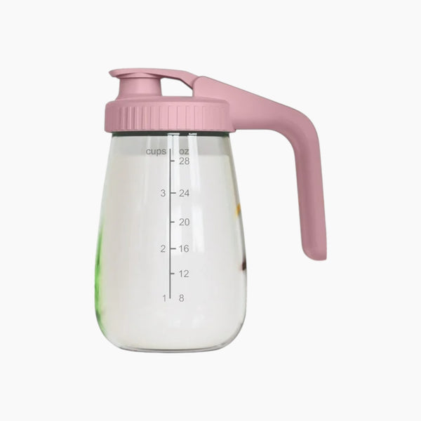 Momcozy Pink Breast Milk Storage Glass Container (32oz)