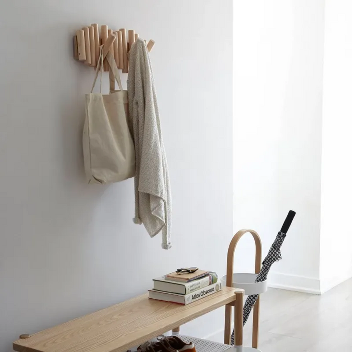 Umbra Picket Rail Hook Coat Rack in Natural