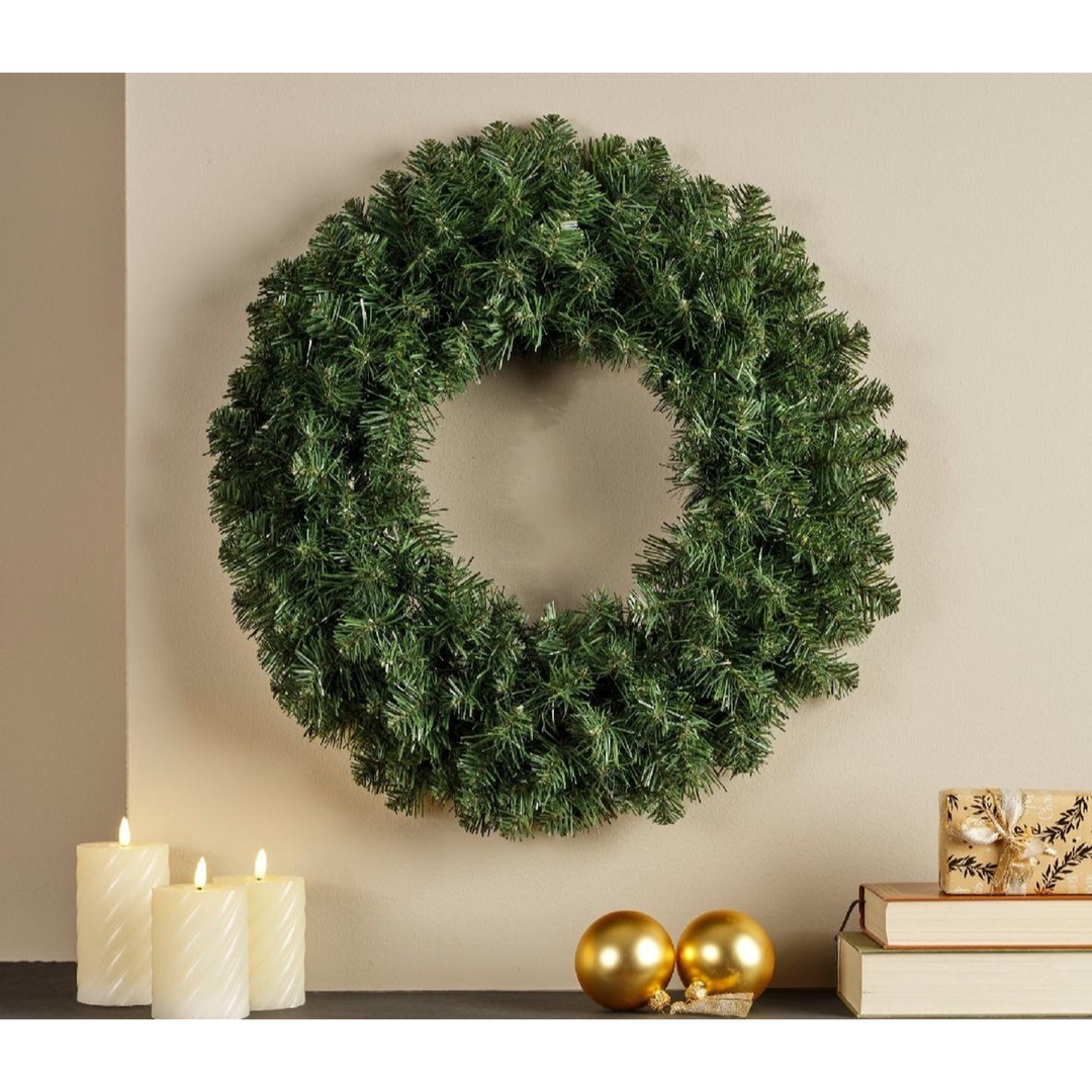 Imperial Christmas Wreath – Large Lush Artificial Pine - 150 Cm