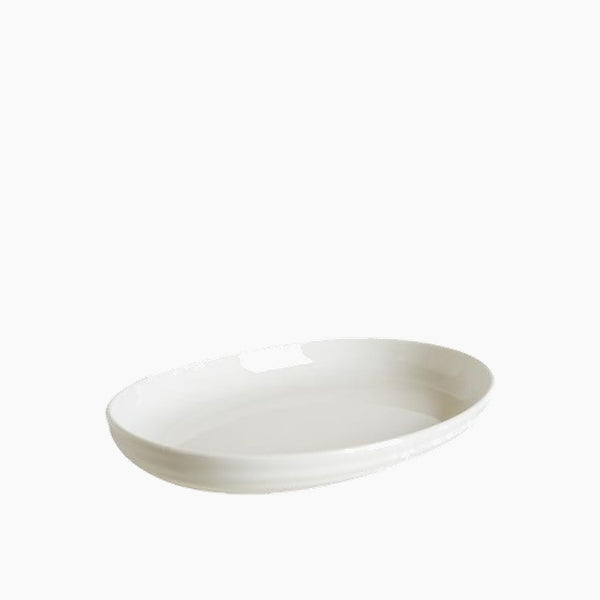 White Oval Dish 37x27 cm
