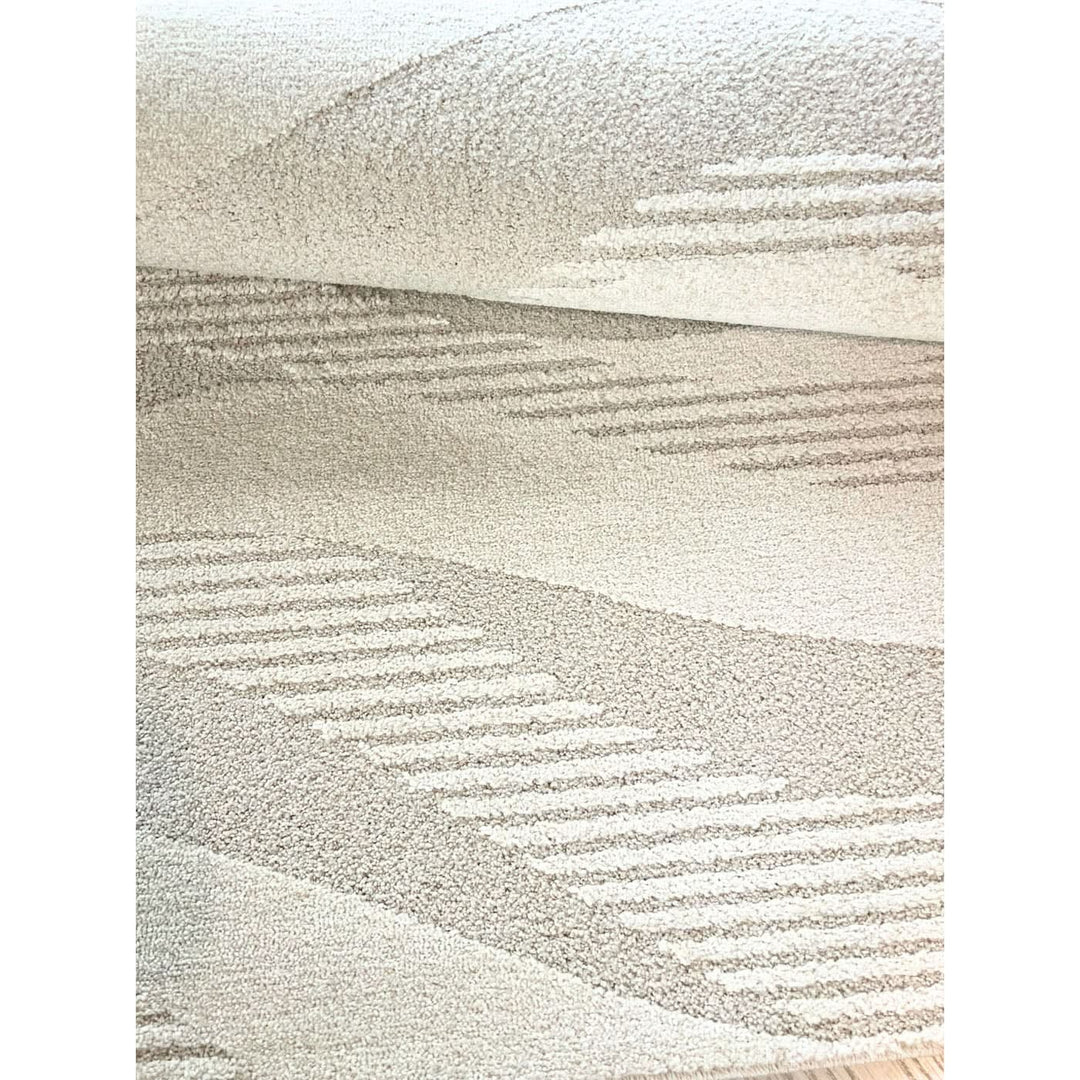 Barrera Pebble Beach Natural Rug - HUNA