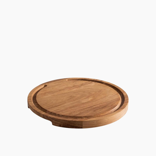 Aps Brown Round Wooden Board
