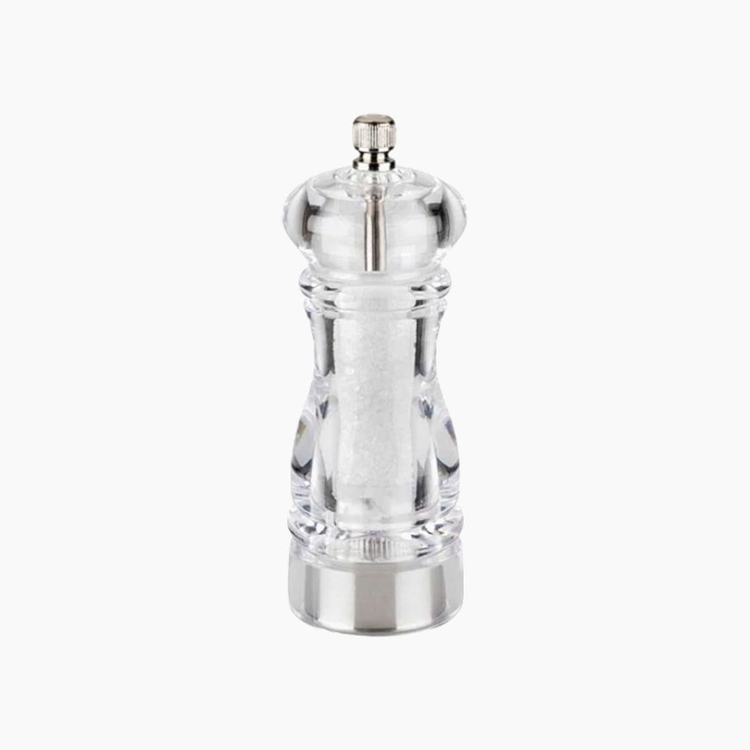 Aps Mill Acrylic H 15cm transparent salt mill
