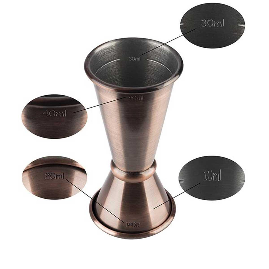 Aps Jigger 20/40 mL Antique Bar Measure