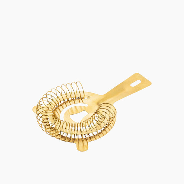 PVD Barware 2-Prong Strainer Gold S/Steel