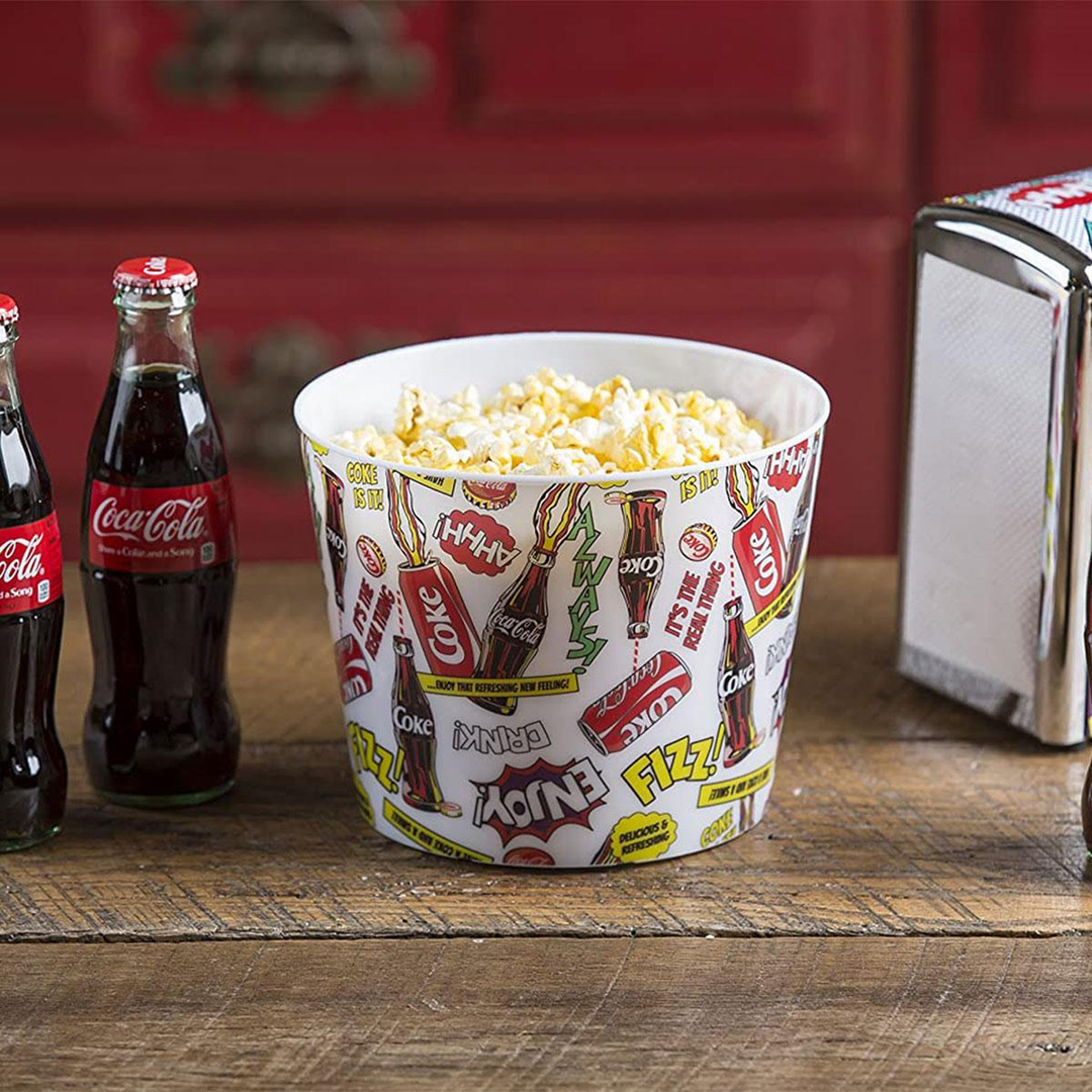 Table Craft Coca-Cola Popcorn Snack Bucket