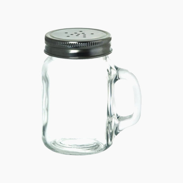 Transparent Mason Salt and Pepper Shaker Set of 1