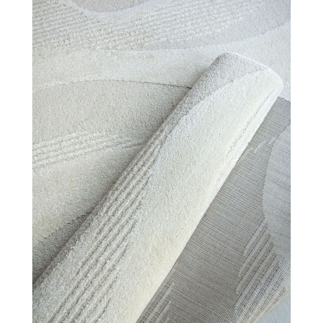 Barrera Pebble Beach Natural Rug - HUNA