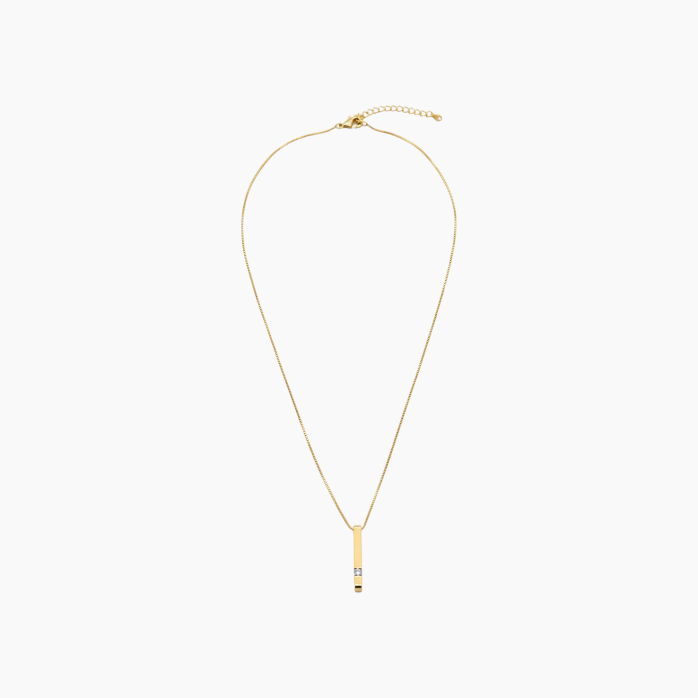 Soul Jewelry Gold bar pendant necklace