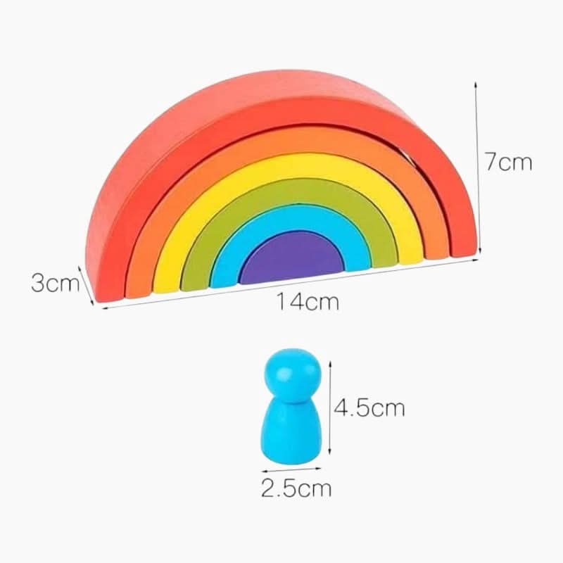 Stacking Rainbow Toy - HUNA