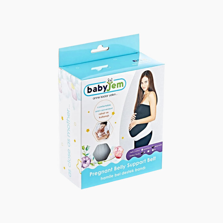 Babyjem Pregnancy Support Waist Band White