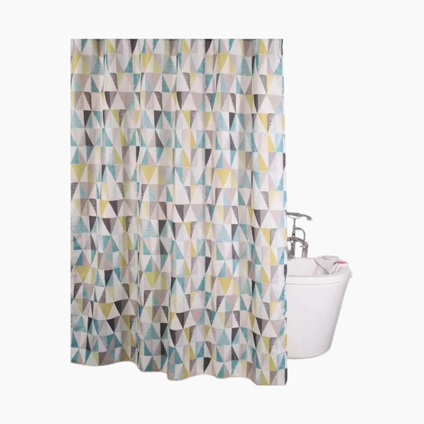 Weva Triangular Shower Curtain, 180x200 cm Yellow