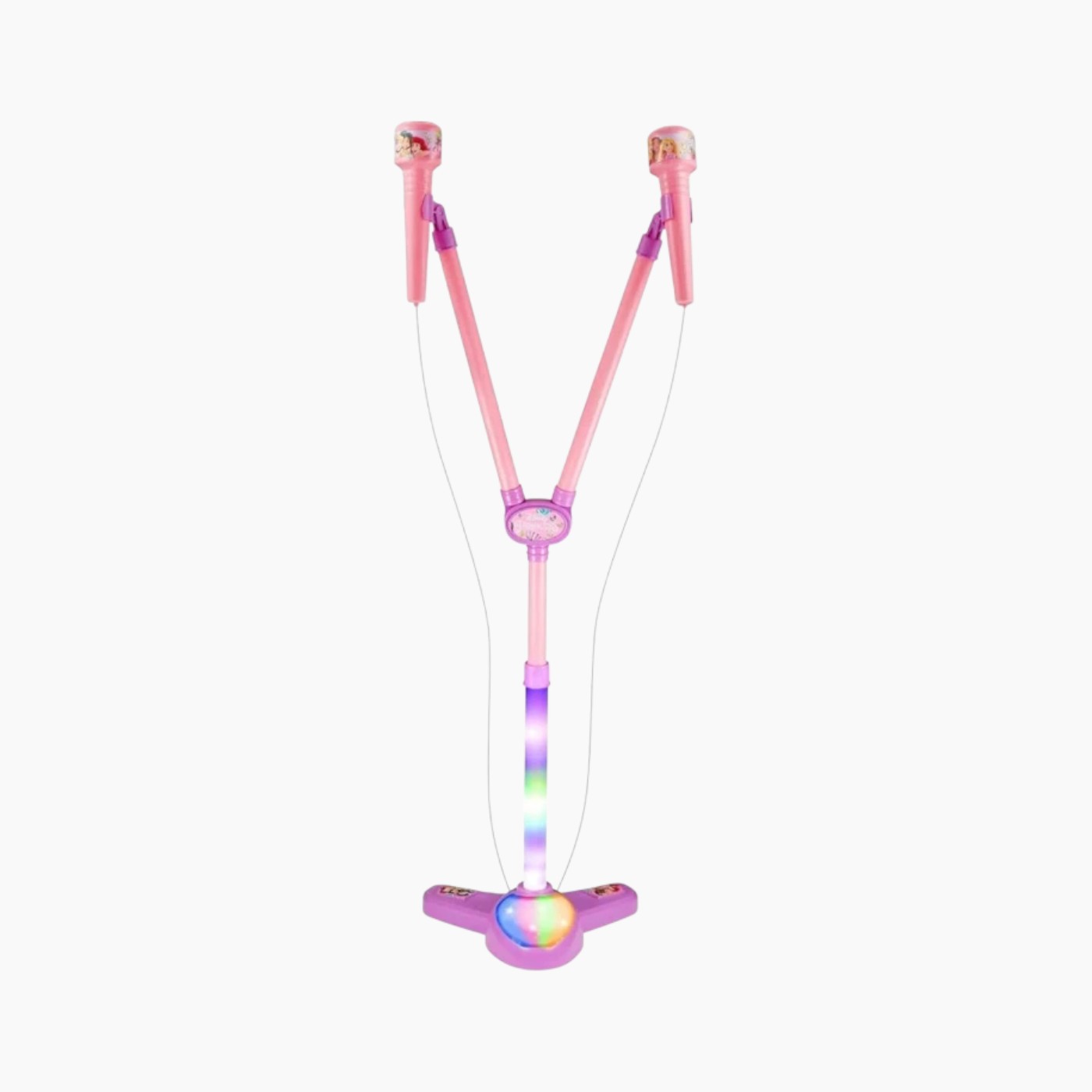 Disney Rgb Double Mic Stand Disney Rgb Double Mic Stand