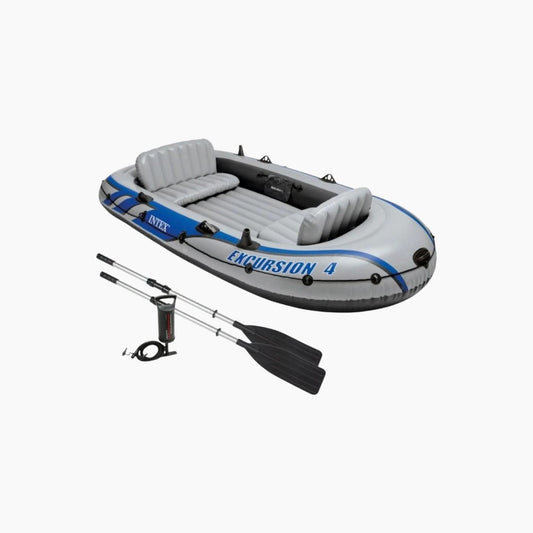 Intex Excursion 4 Inflatable Boat Set