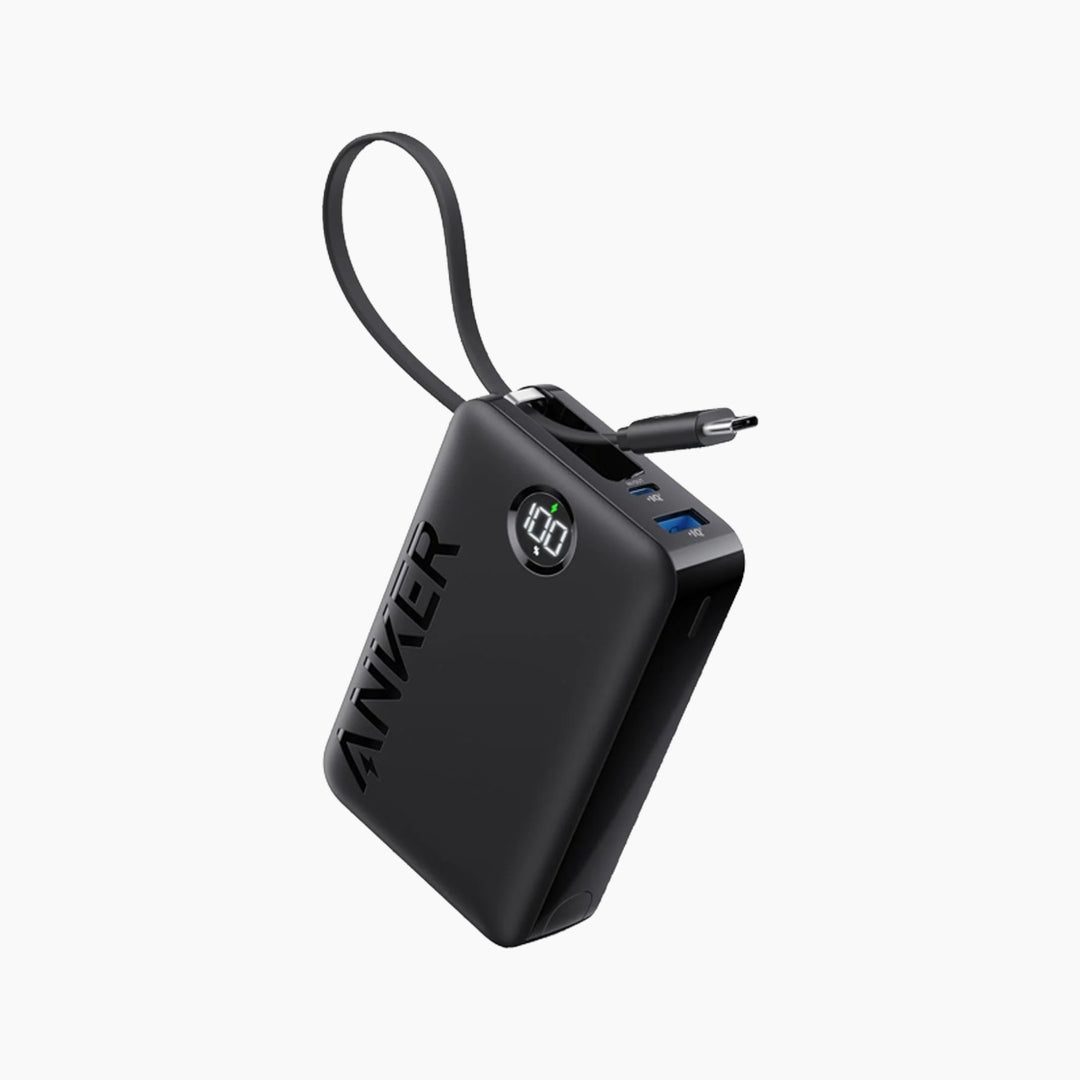 Anker 20000mAh portable charger with built-in USB-C cable