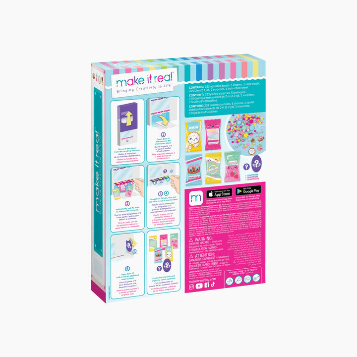 MAKE IT REAL Bracelet Snackers DIY Jewelry Vending Machine craft kit